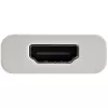 StarTech.com Adaptador USB-C a HDMI 2.0 con Power Delivery - Convertidor de vídeo USB Type-C a HDMI Display 4K 60Hz - Puerto de carga de paso 60W PD - Compatible con Thunderbolt 3 - Blanco