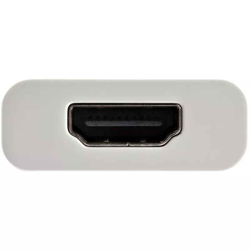 StarTech.com Adaptador USB-C a HDMI 2.0 con Power Delivery - Convertidor de vídeo USB Type-C a HDMI Display 4K 60Hz - Puerto de carga de paso 60W PD - Compatible con Thunderbolt 3 - Blanco