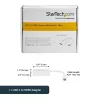 StarTech.com Adaptador USB-C a HDMI 2.0 con Power Delivery - Convertidor de vídeo USB Type-C a HDMI Display 4K 60Hz - Puerto de carga de paso 60W PD - Compatible con Thunderbolt 3 - Blanco