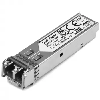 StarTech.com Módulo transceptor SFP compatible con Juniper EX-SFP-1GE-LX – 1000BASE-LX ~ módulo SFP compatible con Juniper EX-SFP-1GE-LX – 1000BASE-LX – transceptor óptico de fibra monomodo SMF 1GbE – SFP Gigabit Ethernet 1GE – LC 10 km – 1310 nm – DDM