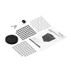 StarTech.com Armario de red de montaje en pared 4 postes 15U con bandeja 1U, rack de servidor plegable de 19
