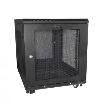 StarTech.com Rack de servidor 4 postes 12U, armario de datos de 19