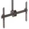 StarTech.com Soporte de techo para TV – soporte colgante universal totalmente articulado para una pantalla con mástil telescópico corto ajustable – inclinación/giro – soporte VESA para pantallas de 32–75