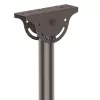 StarTech.com Soporte de techo para TV – soporte colgante universal totalmente articulado para una pantalla con mástil telescópico corto ajustable – inclinación/giro – soporte VESA para pantallas de 32–75