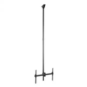 StarTech.com Soporte de techo para TV – soporte colgante universal totalmente articulado para una pantalla con mástil telescópico largo ajustable – inclinación/giro – soporte VESA para pantallas de 32