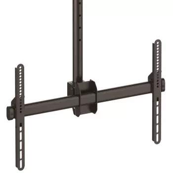 StarTech.com Soporte de techo para TV – soporte colgante universal totalmente articulado para una pantalla con mástil telescópico largo ajustable – inclinación/giro – soporte VESA para pantallas de 32
