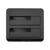 StarTech.com Docking station para discos duros USB 3.0 a SATA de doble bahía, dock de discos duros USB, docking station externa para SSD/HDD SATA I/II/III de 2,5/3,5