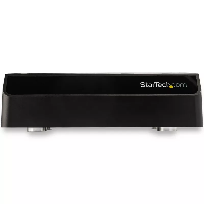 StarTech.com Docking station para discos duros USB a SATA de 4 bahías, USB 10Gbps, dock externo para SSD/HDD de 2,5