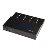 StarTech.com Duplicador y borrador de memorias USB autónomo de 1 a 7, copiador de unidades flash USB múltiples, copia de sistema y archivos y de unidad completa a 1,5 GB/min, borrado simple y de 3 pasadas, pantalla LCD – TAA