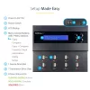 StarTech.com Duplicador y borrador de memorias USB autónomo de 1 a 7, copiador de unidades flash USB múltiples, copia de sistema y archivos y de unidad completa a 1,5 GB/min, borrado simple y de 3 pasadas, pantalla LCD – TAA
