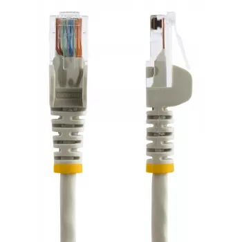 StarTech.com Cable de red Ethernet Cat5e con conectores RJ45 snagless – 7 m, gris