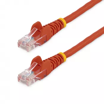 StarTech.com Cable de red Ethernet Cat5e con conectores RJ45 snagless – 10 m, rojo