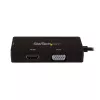 StarTech.com Adaptador de vídeo multipuerto USB-C – 3 en 1 – 4K 30 Hz – negro