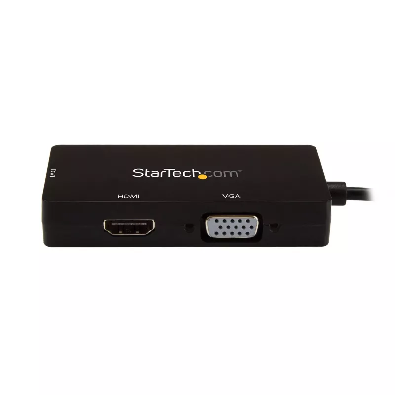 StarTech.com Adaptador de vídeo multipuerto USB-C – 3 en 1 – 4K 30 Hz – negro