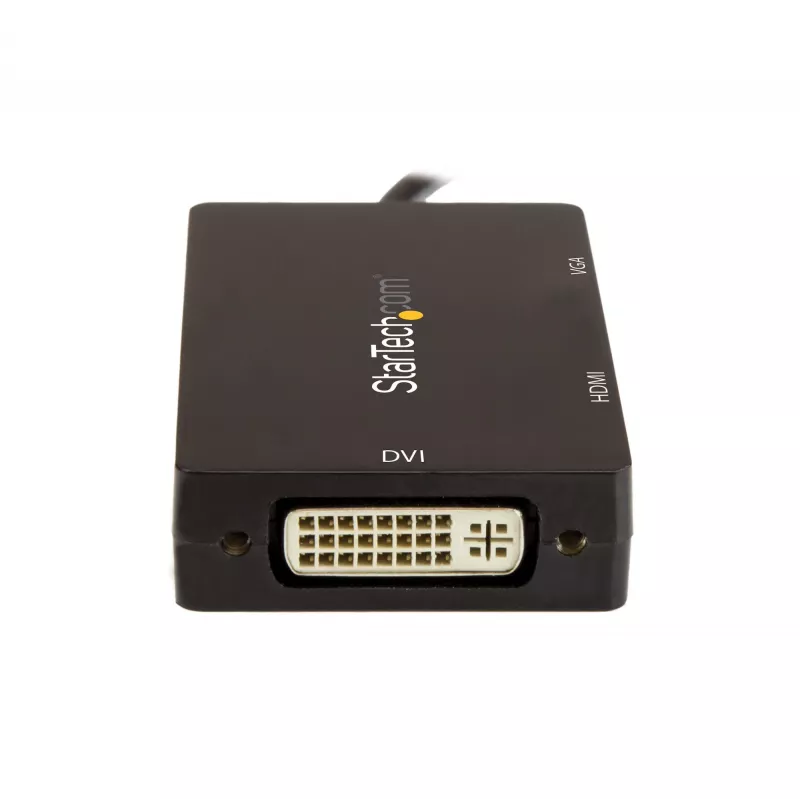 StarTech.com Adaptador de vídeo multipuerto USB-C – 3 en 1 – 4K 30 Hz – negro