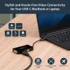 StarTech.com Adaptador de vídeo multipuerto USB-C – 3 en 1 – 4K 30 Hz – negro
