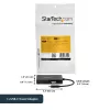 StarTech.com Adaptador de vídeo multipuerto USB-C – 3 en 1 – 4K 30 Hz – negro