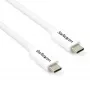 StarTech.com Cable Thunderbolt 3 – 20Gbps – 2 m – blanco – compatible con Thunderbolt, USB y DisplayPort