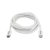 StarTech.com Cable Thunderbolt 3 – 20Gbps – 2 m – blanco – compatible con Thunderbolt, USB y DisplayPort
