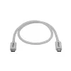 StarTech.com Cable Thunderbolt 3 – 40 Gbit/s – 0,5 m – blanco – compatible con Thunderbolt, USB y DisplayPort