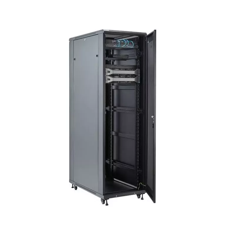 StarTech.com Rack de servidor 4 postes 42U, armario de datos de 19