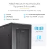 StarTech.com Rack de servidor 4 postes 42U, armario de datos de 19