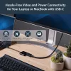 StarTech.com adaptador USB-C a DisplayPort con Power Delivery – 4K 60Hz HBR2 – convertidor de vídeo USB Type-C a monitor DP 1.2 con carga – 60W PD Passthrough – compatible con Thunderbolt 3