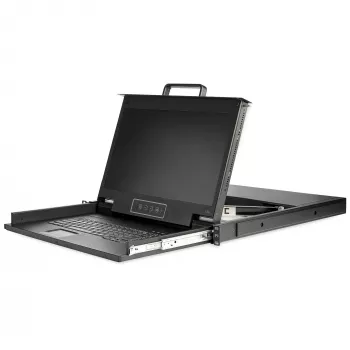StarTech.com consola KVM rackmount HD 1080p - KVM VGA de un solo puerto con monitor LCD de 17