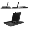 StarTech.com Consola KVM para rack de 8 puertos con cables de 1,8 m - Conmutador KVM integrado con monitor LCD de 17 pulgadas - Cajón KVM LCD 1HE-LCD-KV totalmente equipado - OSD-KVM - Duradero con 50.000 horas MTBF - Compatible con USB + VGA