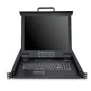 StarTech.com Consola KVM para rack de 8 puertos con cables de 1,8 m - Conmutador KVM integrado con monitor LCD de 17 pulgadas - Cajón KVM LCD 1HE-LCD-KV totalmente equipado - OSD-KVM - Duradero con 50.000 horas MTBF - Compatible con USB + VGA