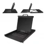 StarTech.com Consola KVM para rack de 16 puertos con cables de 1,83 m - Conmutador KVM integrado con monitor LCD de 19 pulgadas - Cajón KVM LCD 1HE-LCD-KV totalmente equipado - OSD-KVM - Duradero, 50.000 horas MTBF - Compatible con USB y VGA