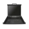 StarTech.com Consola KVM para rack de 16 puertos con cables de 1,83 m - Conmutador KVM integrado con monitor LCD de 19 pulgadas - Cajón KVM LCD 1HE-LCD-KV totalmente equipado - OSD-KVM - Duradero, 50.000 horas MTBF - Compatible con USB y VGA