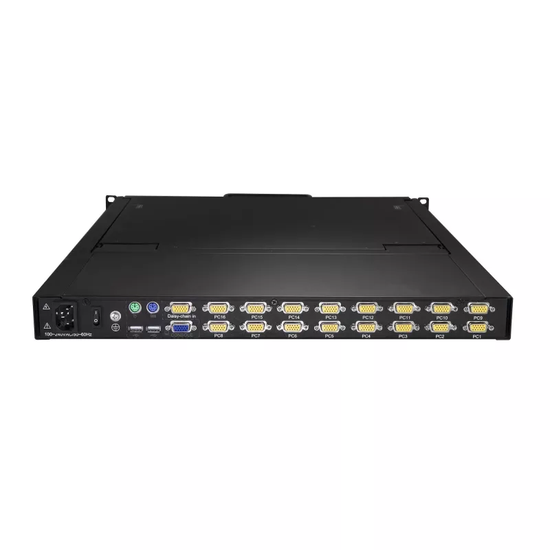 StarTech.com Consola KVM para rack de 16 puertos con cables de 1,83 m - Conmutador KVM integrado con monitor LCD de 19 pulgadas - Cajón KVM LCD 1HE-LCD-KV totalmente equipado - OSD-KVM - Duradero, 50.000 horas MTBF - Compatible con USB y VGA