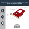 StarTech.com PEX4SFF8639 adaptador de U.2 a PCIe para SSD U.2 NVMe de 2,5 pulgadas, SFF-8639, x4 PCIe 3.0