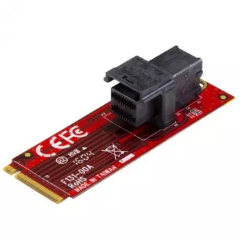StarTech.com tarjeta adaptadora host U.2 (SFF-8643) a M.2 PCI Express 3.0 x4 para SSD U.2 NVMe de 2,5