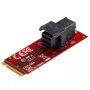StarTech.com tarjeta adaptadora host U.2 (SFF-8643) a M.2 PCI Express 3.0 x4 para SSD U.2 NVMe de 2,5