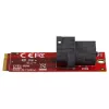 StarTech.com tarjeta adaptadora host U.2 (SFF-8643) a M.2 PCI Express 3.0 x4 para SSD U.2 NVMe de 2,5