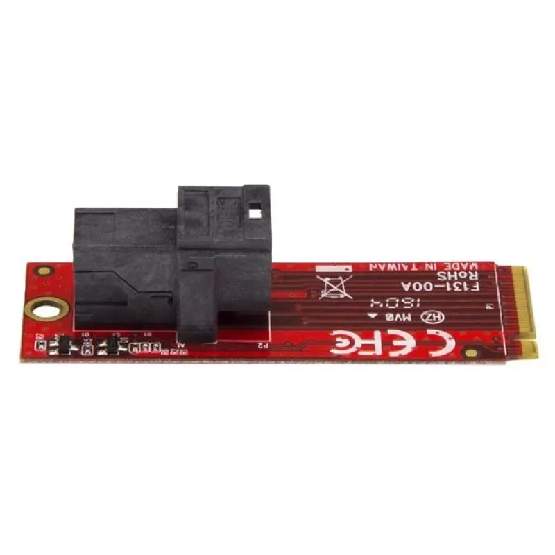 StarTech.com tarjeta adaptadora host U.2 (SFF-8643) a M.2 PCI Express 3.0 x4 para SSD U.2 NVMe de 2,5