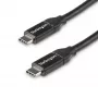 StarTech.com cable USB-C a USB-C con 5A PD - M/M - 0,5 m - USB 2.0 - certificado USB-IF