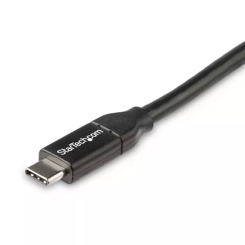 StarTech.com cable USB-C a USB-C con 5A PD - M/M - 0,5 m - USB 2.0 - certificado USB-IF