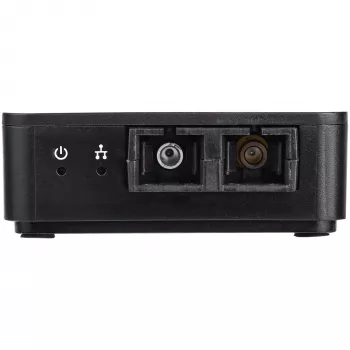 StarTech.com convertidor USB a fibra óptica – 100 Mbit/s – adaptador de red USB 2.0 a fibra – 100Base-FX SC conector hembra dúplex compatible con fibra multimodo/MMF – 2 km – LAN USB a fibra compacta