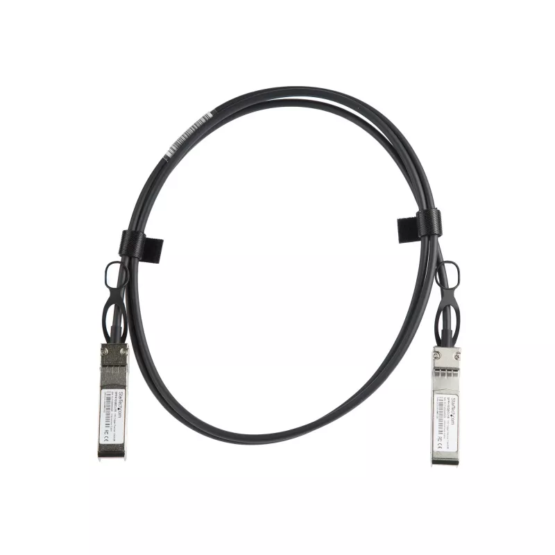 StarTech.com cable Direct Attach Twinax SFP+ a SFP+ 10G de 1,5 m compatible con Cisco SFP-H10GB-CU1-5M - DAC de cobre SFP+ 10GbE 10 Gbit/s Low Power módulo transceptor pasivo Mini GBIC/DAC Firepower ASR9000 ASR1000