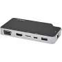 StarTech.com Adaptador multipuerto USB-C – USB-C a vídeo HDMI 4K o VGA con Power Delivery 100W passthrough, hub USB de 2 puertos 10Gbps, MicroSD, GbE – Mini dock de viaje USB 3.1 Gen 2 Type-C