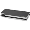 StarTech.com Adaptador multipuerto USB-C – USB-C a vídeo HDMI 4K o VGA con Power Delivery 100W passthrough, hub USB de 2 puertos 10Gbps, MicroSD, GbE – Mini dock de viaje USB 3.1 Gen 2 Type-C