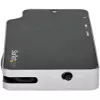 StarTech.com Adaptador multipuerto USB-C – USB-C a vídeo HDMI 4K o VGA con Power Delivery 100W passthrough, hub USB de 2 puertos 10Gbps, MicroSD, GbE – Mini dock de viaje USB 3.1 Gen 2 Type-C