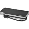StarTech.com Adaptador multipuerto USB-C – USB-C a vídeo HDMI 4K o VGA con Power Delivery 100W passthrough, hub USB de 2 puertos 10Gbps, MicroSD, GbE – Mini dock de viaje USB 3.1 Gen 2 Type-C
