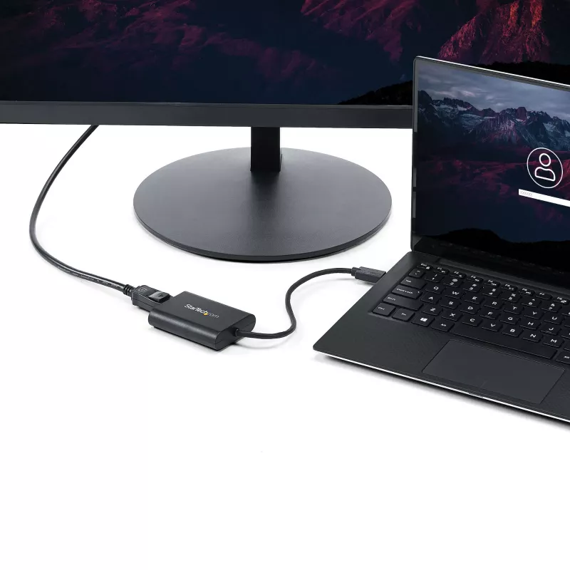 StarTech.com Adaptador USB 3.0 a DisplayPort, Convertidor USB DP para monitor Windows, 4K (sin soporte para macOS/ChromeOS/Linux) - TAA