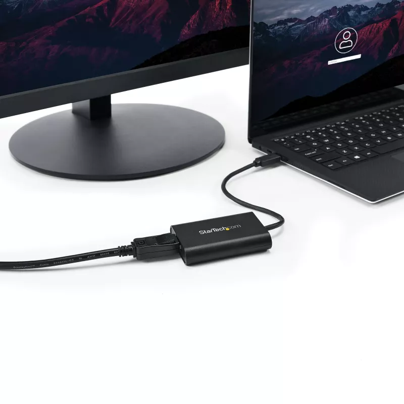 StarTech.com Adaptador USB 3.0 a DisplayPort, Convertidor USB DP para monitor Windows, 4K (sin soporte para macOS/ChromeOS/Linux) - TAA