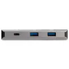 StarTech.com Hub USB-C de 3 puertos con puerto Gigabit Ethernet RJ45 GbE – 2x USB-A, 1x USB-C – SuperSpeed 10Gbps USB 3.1/3.2 Gen 2 adaptador hub Tipo C – alimentado por bus USB – aluminio – compatible con TB3~Hub USB-C de 3 puertos con puerto Gigabit Ethernet RJ45 GbE – 2x USB-A, 1x USB-C – SuperSpeed 10Gbps USB 3.2 Gen 2 adaptador hub Tipo C – alimentado por bus USB – aluminio – compatible con