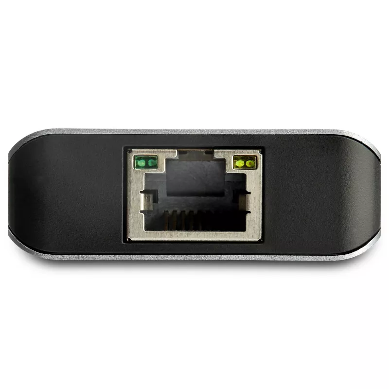 StarTech.com Hub USB-C de 3 puertos con puerto Gigabit Ethernet RJ45 GbE – 2x USB-A, 1x USB-C – SuperSpeed 10Gbps USB 3.1/3.2 Gen 2 adaptador hub Tipo C – alimentado por bus USB – aluminio – compatible con TB3~Hub USB-C de 3 puertos con puerto Gigabit Ethernet RJ45 GbE – 2x USB-A, 1x USB-C – SuperSpeed 10Gbps USB 3.2 Gen 2 adaptador hub Tipo C – alimentado por bus USB – aluminio – compatible con
